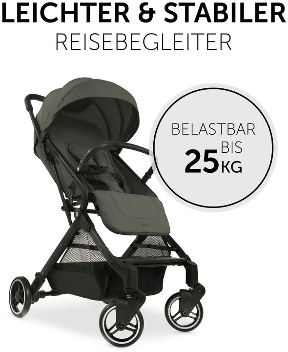 Carucior sport pliabil pentru copii Hauck Travel N Care verde închis - LunaHome.ro