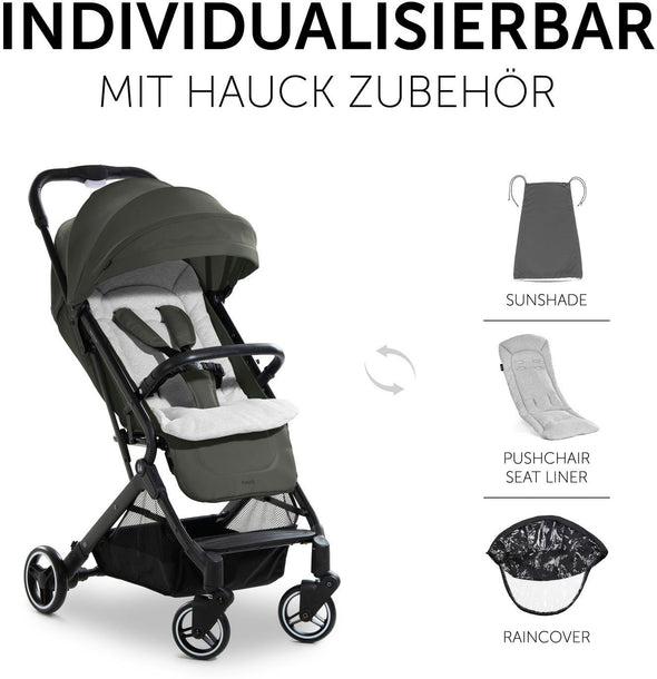 Carucior sport pliabil pentru copii Hauck Travel N Care verde închis - LunaHome.ro