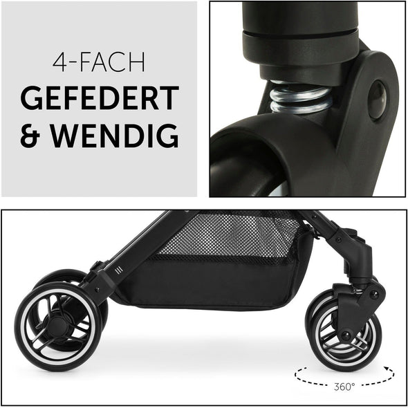 Carucior sport pliabil pentru copii Hauck Travel N Care verde închis - LunaHome.ro