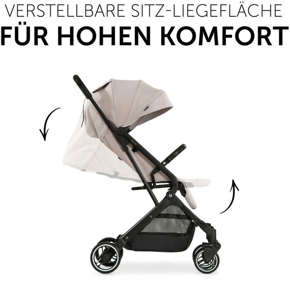 Carucior sport pliabil pentru copii Hauck Travel N Care bej - LunaHome.ro