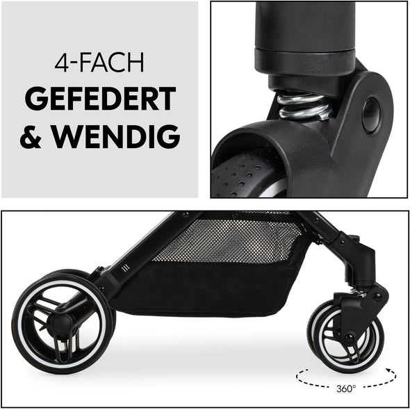 Carucior sport pliabil pentru copii Hauck Travel N Care masliniu - LunaHome.ro