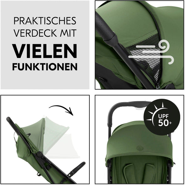 Carucior sport pliabil pentru copii Hauck Travel N Care verde - LunaHome.ro