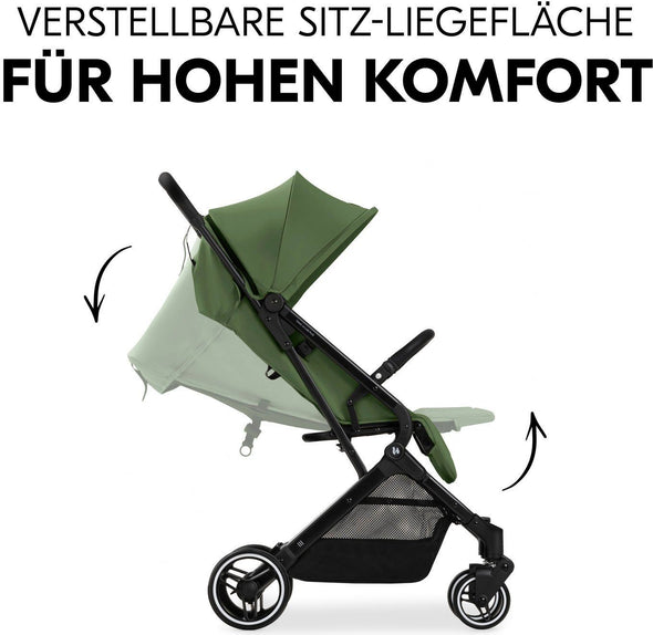 Carucior sport pliabil pentru copii Hauck Travel N Care verde - LunaHome.ro