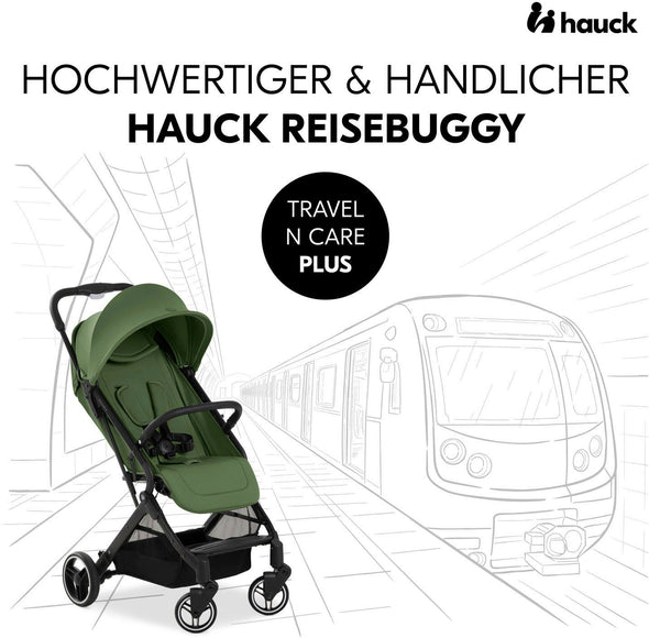 Carucior sport pliabil pentru copii Hauck Travel N Care verde - LunaHome.ro