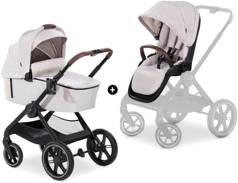 Carucior Walk N Care Hauck 2în1 bej cu cos si parasolar - LunaHome.ro