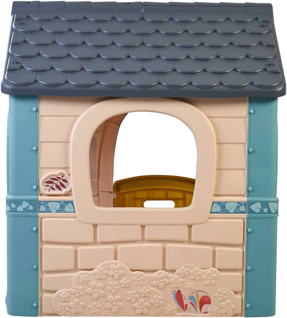 Casa de joaca FEBER Casual de exterior albastru cu bej - LunaHome.ro