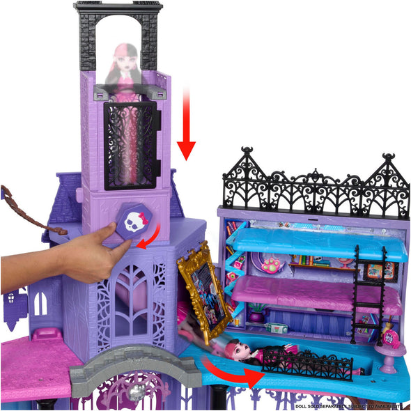 Casă de păpuși Monster High Haunted High School 110 cm înălțime - LunaHome.ro