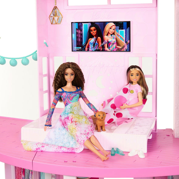 Casa de papusi Barbie Dream Mansion cu 10 spatii de joaca - LunaHome.ro