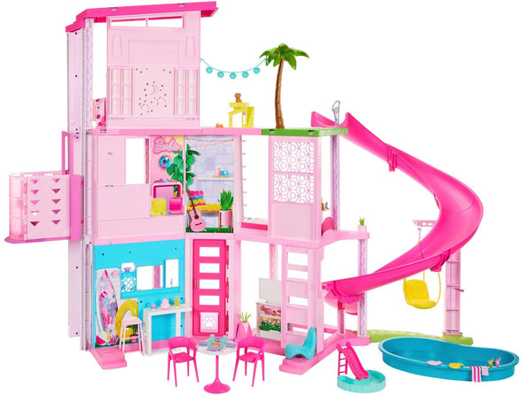 Casa de papusi Barbie Dream Mansion cu 10 spatii de joaca - LunaHome.ro