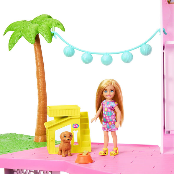 Casa de papusi Barbie Dream Mansion cu 10 spatii de joaca - LunaHome.ro
