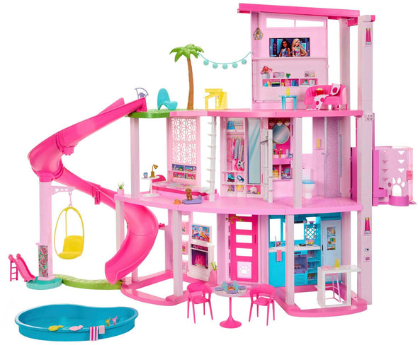 Casa de papusi Barbie Dream Mansion cu 10 spatii de joaca - LunaHome.ro