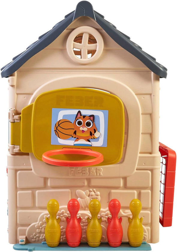 Casuta de joaca de exterior Feber 6in1 cu accesorii - LunaHome.ro