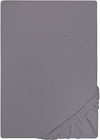 Cearceaf din bumbac Jersey gri cu elastic 140-160x200 cm - LunaHome.ro