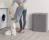 Coș de rufe TotaTrio 90 litri cu 3 compartimente 55 cm - LunaHome.ro