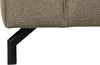 Colțar Lorcan fix cu sezlong pe dreapta, tapiterie moale taupe 210x275 cm