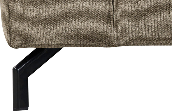 Colțar Lorcan fix cu sezlong pe dreapta, tapiterie moale taupe 210x275 cm