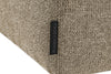 Colțar Lorcan fix cu sezlong pe dreapta, tapiterie moale taupe 210x275 cm