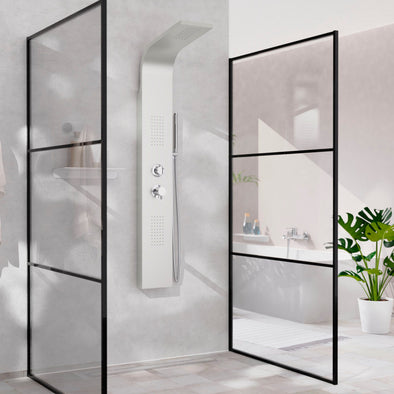 Coloana de duș Summer cu doua jeturi pentru masaj 164 cm - LunaHome.ro