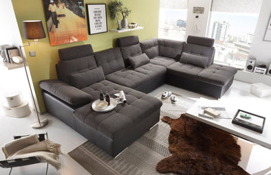 Coltar Jakarta extensibil, cutie de depozitare, cotiera reglabila 324x219 cm - LunaHome.ro
