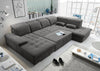Coltar Wayne extensibil, cutie de depozitare, tetiere reglabile 240x340 cm - LunaHome.ro