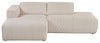 Coltar confortabil Noord crem cu design scandinav 227x161 cm