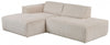 Coltar confortabil Noord crem cu design scandinav 227x161 cm