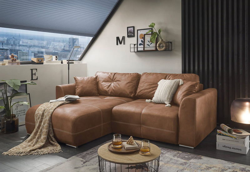 Coltar extensibil Dolan din microfibra, reversibil, 247x190 cm - LunaHome.ro