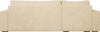 Coltar extensibil cu depozitare Winton din velur bej reversibil, 253x154 cm - LunaHome.ro