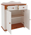 Comoda Adele din lemn de pin alb cu 2 usi 92 cm - LunaHome.ro