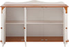 Comoda Adele din lemn de pin alb cu 3 usi 130 cm - LunaHome.ro
