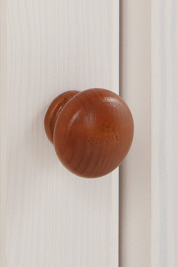 Comoda Adele din lemn de pin alb cu 3 usi 130 cm - LunaHome.ro