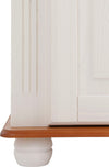 Comoda Adele din lemn de pin alb cu 3 usi 130 cm - LunaHome.ro