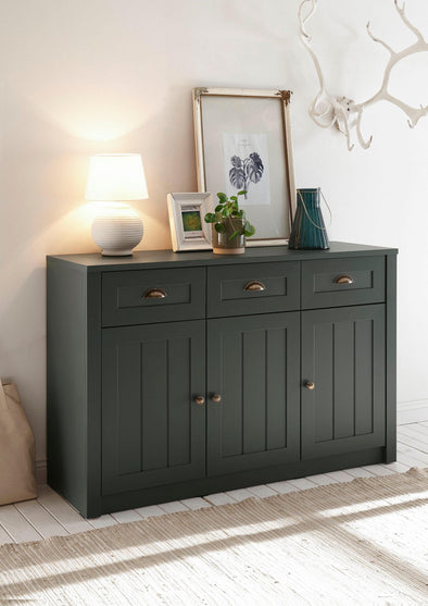 Comoda Ascot cu design modern verde inchis 130 cm - LunaHome.ro