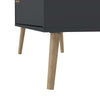 Comoda Bodo gri mat cu design scandinav 99 cm - LunaHome.ro