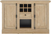 Comoda Cornwall rustica cu suport de vin culoare stejar 152 cm