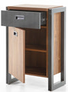 Comodă Detroit cu aspect industrial 54 cm lățime