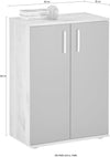 Comoda Drift cu design in doua culori 60 cm lățime - LunaHome.ro