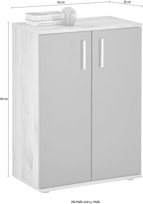 Comoda Drift cu design in doua culori 60 cm lățime - LunaHome.ro