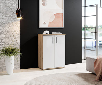 Comoda Drift cu design in doua culori 60 cm lățime - LunaHome.ro