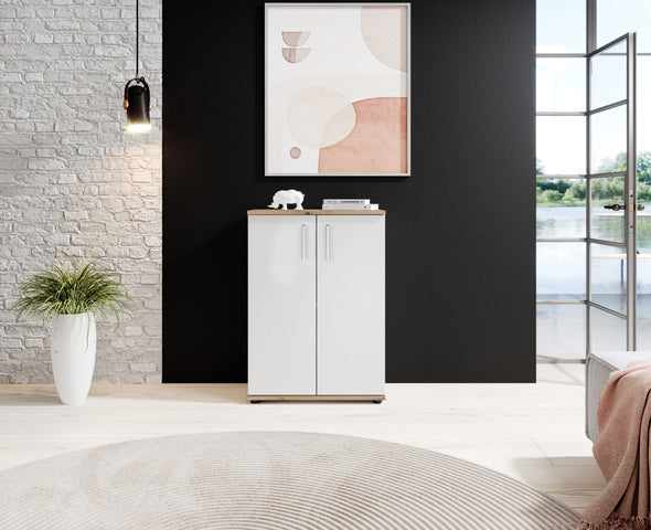 Comoda Drift cu design in doua culori 60 cm lățime - LunaHome.ro