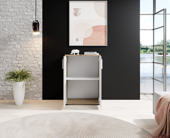 Comoda Drift cu design in doua culori 60 cm lățime - LunaHome.ro
