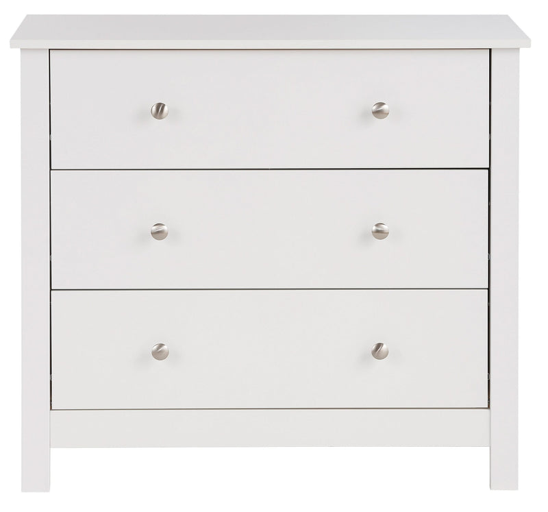 Comoda Home Affaire Justin, din Mdf alb, latime 80 cm - LunaHome.ro