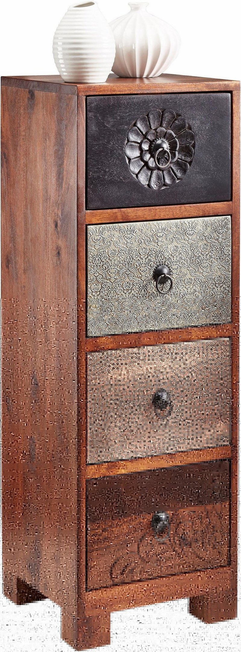 Comoda Mahar din lemn de salcâm lucrată manual 30x30 - LunaHome.ro