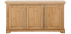 Comoda Meliss din lemn de pin natur cu 3 uși 132 cm - LunaHome.ro