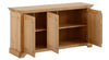 Comoda Meliss din lemn de pin natur cu 3 uși 132 cm - LunaHome.ro