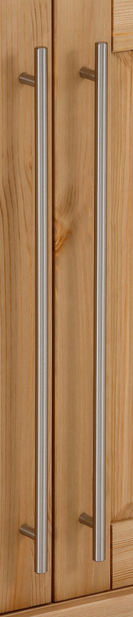 Comoda Meliss din lemn de pin natur cu 3 uși 132 cm - LunaHome.ro