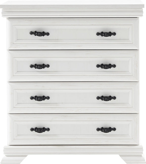 Comoda Royal cu design exclusiv albă 88 cm lățime