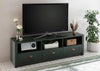 Comoda TV Ascot verde inchis eleganta 158 cm lungime