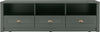 Comoda TV Ascot verde inchis eleganta 158 cm lungime