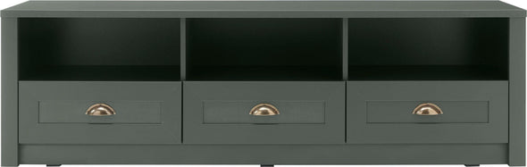 Comoda TV Ascot verde inchis eleganta 158 cm lungime
